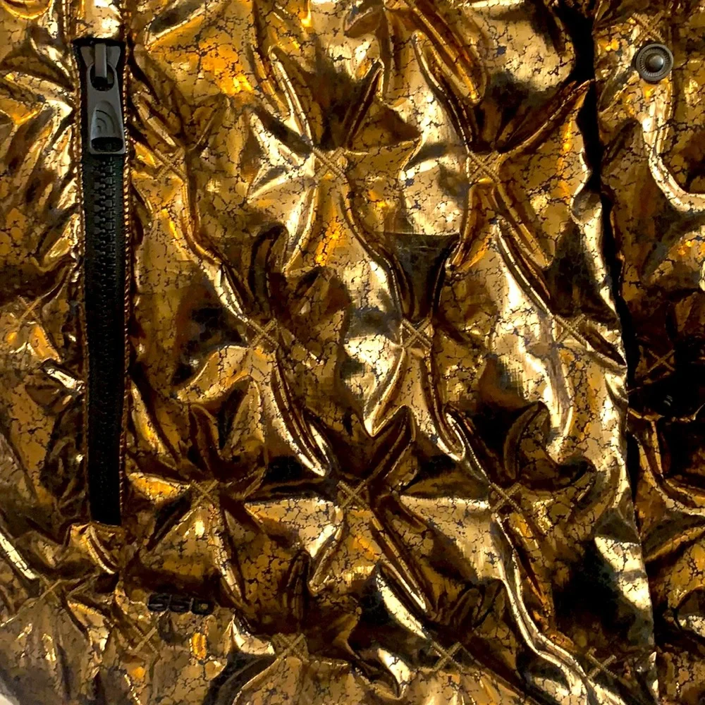 ❤️THE NORTH FACE ❤️Women’s gold & black tone great vest🌺🌺❤️❣️💖💖🌸❣️❣️ - Picture 5 of 9